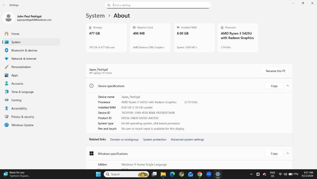 Personal Laptop (Category: Laptops & Notebooks) located in Quezon City. Submitted by arowana.14515 (Listing ID 1464028318, Image 1). Description: .