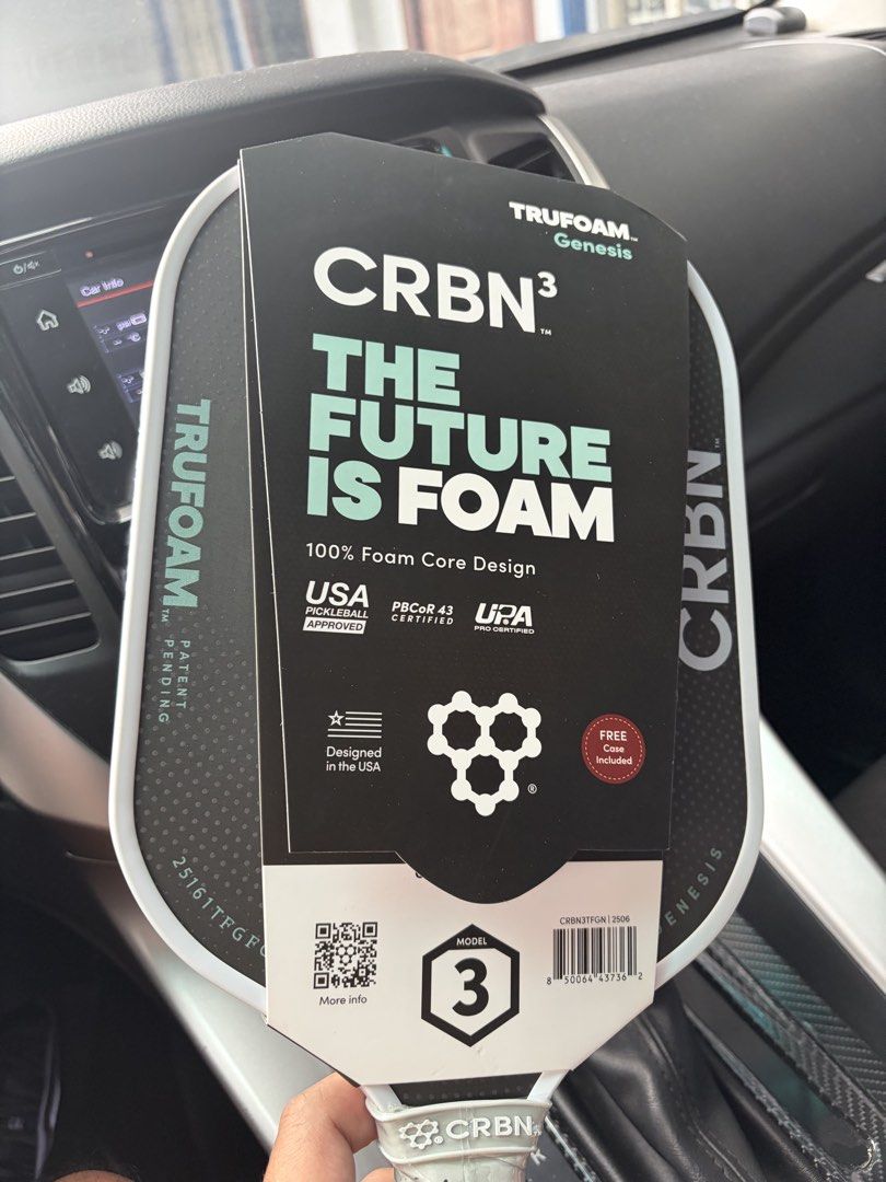 Pickleball paddle Crbn3 genesis (Category: Racket and Ball Sports) located in Baguio. Submitted by tunehaven (Listing ID 1464097576, Image 3). Description: Brandnew not tested not use as in brandnew! .