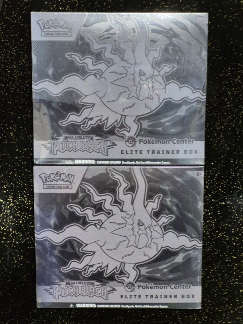 Pokemon Center Mega Evolution Pitch Black Elite Trainer Box (ETB) (Category: Card Boxes & Cases) located in Pasay City. Submitted by borgy.man (Listing ID 1464129315, Image 1). Description: ***Available while posted*** For Sale Only Brand New Sealed Pokemon Center 9000Php each Pasay loc Meet up LRT/MRT Stations Shipping/Same Day Delivery at buyer's expense No COD Payment BPI Bank Transfer only.
