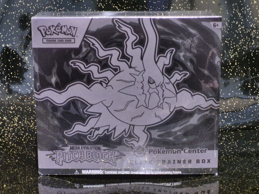 Pokemon Center Mega Evolution Pitch Black Elite Trainer Box (ETB) (Category: Card Boxes & Cases) located in Pasay City. Submitted by borgy.man (Listing ID 1464129315, Image 2). Description: ***Available while posted*** For Sale Only Brand New Sealed Pokemon Center 9000Php each Pasay loc Meet up LRT/MRT Stations Shipping/Same Day Delivery at buyer's expense No COD Payment BPI Bank Transfer only.