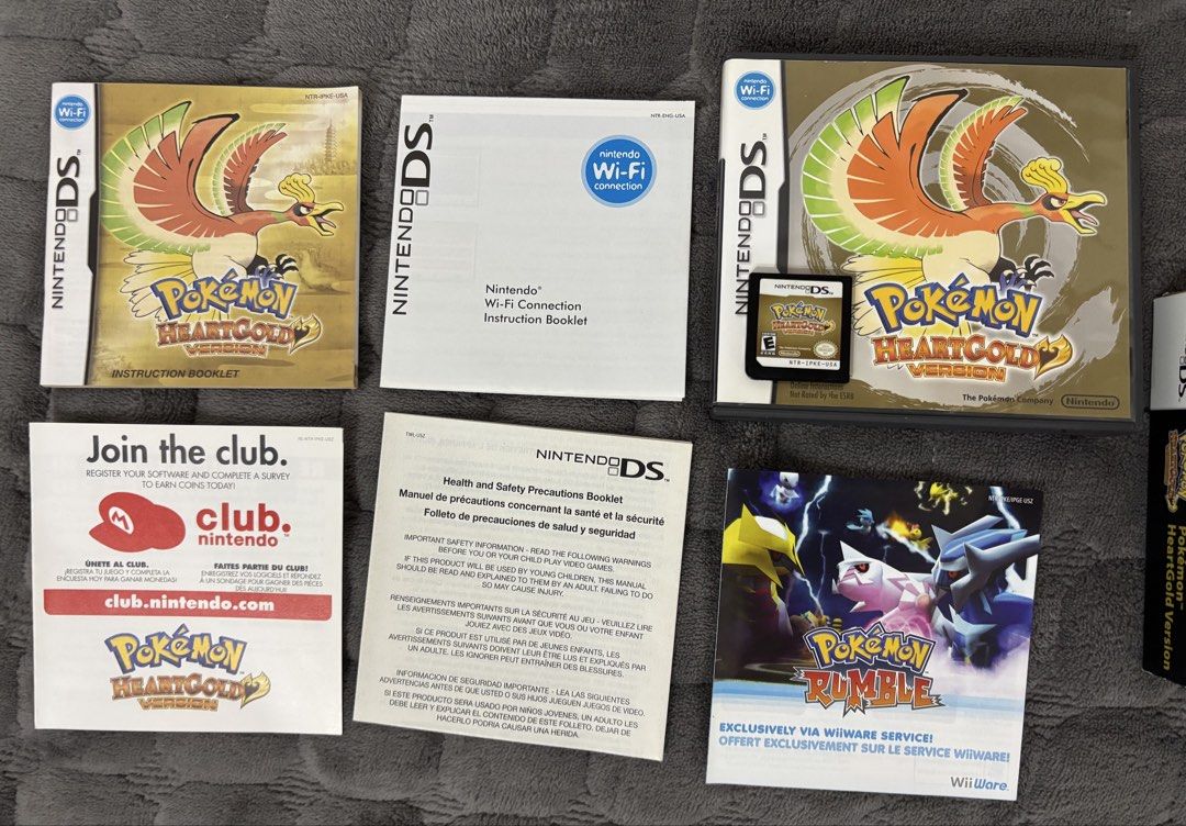 Pokemon HeartGold Nintendo DS (Category: Nintendo) located in Calbayog City. Submitted by emaniswell (Listing ID 1463949247, Image 2). Description: - Authentic Pokemon HeartGold Version for Nintendo DS - Complete inserts and big box (no insert and pokewalker) .