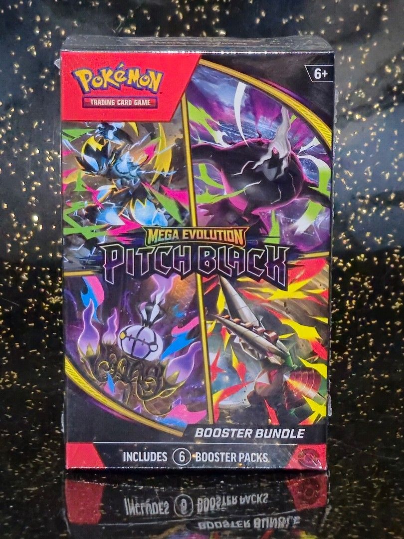 Pokemon Mega Evolution Pitch Black Booster Bundle (Category: Card Boxes & Cases) located in Pasay City. Submitted by borgy.man (Listing ID 1464127788, Image 1). Description: ***Available while posted*** For Sale Only Brand New Sealed Pasay loc Meet up LRT/MRT Stations Shipping/Same Day Delivery at buyer's expense No COD Payment BPI Bank Transfer only.