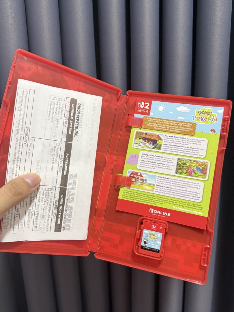 Pokemon Poképia Nintendo Switch Game Card (Category: Nintendo) located in Quezon City. Submitted by choomichob (Listing ID 1463743951, Image 2). Description: Bought for ₽3995 With receipt from data blitz Tried only! Good as new! Meet up at rob magnolia.