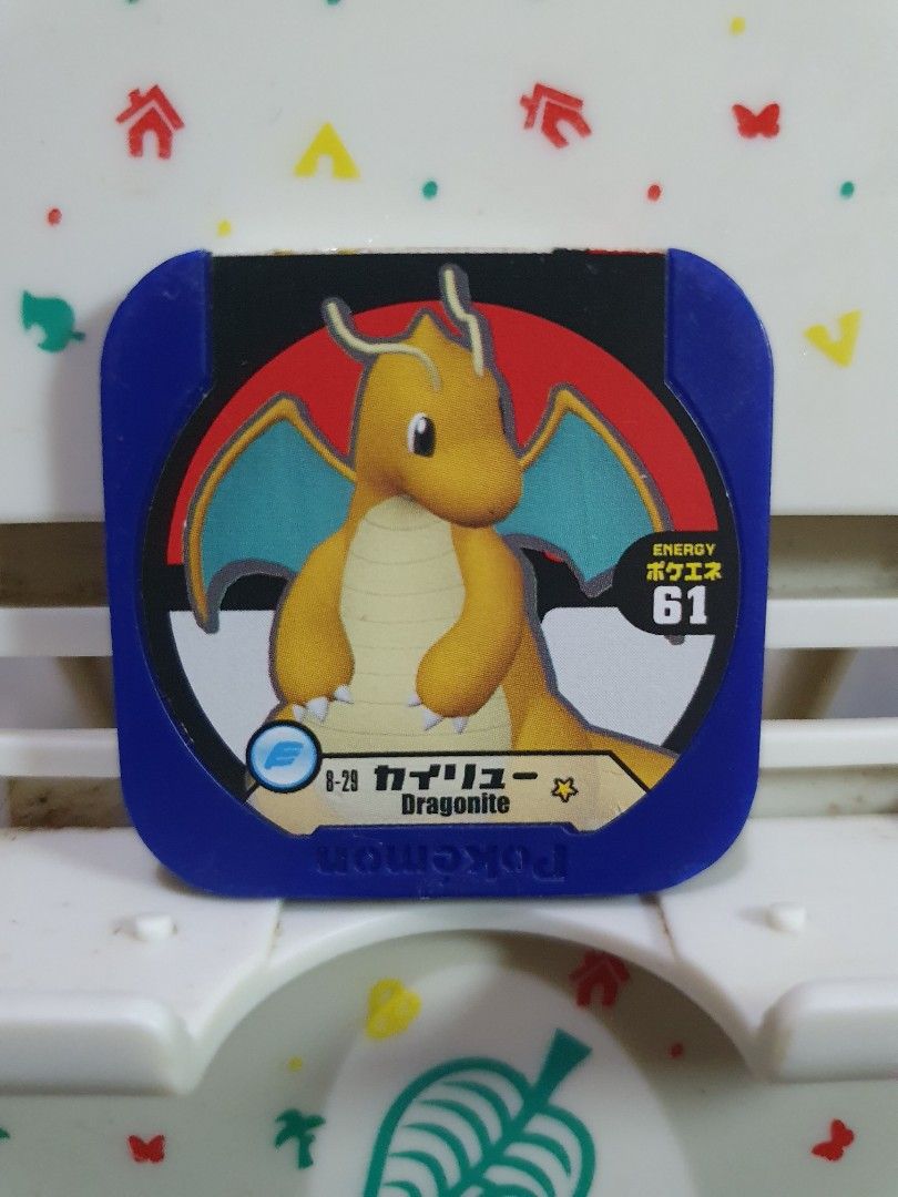 Pokemon Tretta Chip Dragonite (Category: Character Goods) located in Quezon City. Submitted by collectionneursonline88 (Listing ID 1464117316, Image 1). Description: - Pokemon Dragonite Card (No. 61) - Features Dragon Rush and Hurricane attacks - Energy: 61 - HP: 94 - ATK: 71 for collection only .Japan version not usable in Philippines arcade machines 🔄 Meetups Balintawak Camachile 7/11 Quezon City 🛵 Shipping : - Lalamove ( except Provincial) -