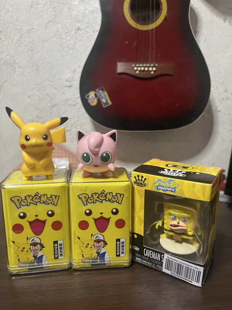 Pokemon with Spongebob (Category: Designer & Blind Box Toys) located in Mandaluyong City. Submitted by catchlo23 (Listing ID 1464130326, Image 1). Description: Anik anik Set .