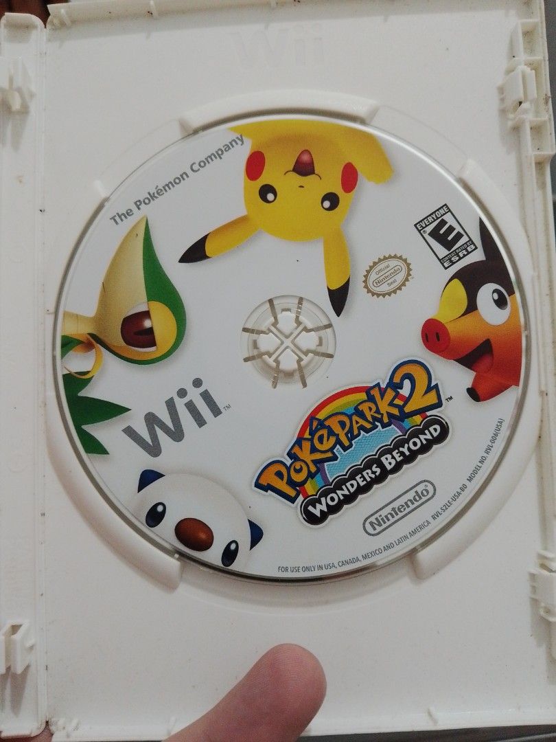 PokéPark 2: Wonders Beyond Nintendo Wii Game (Category: Nintendo) located in Manila. Submitted by coolowl-156047 (Listing ID 1464031150, Image 2). Description: - PokéPark 2: Wonders Beyond for Nintendo Wii - Play as Pikachu and other Pokémon characters - Explore the magical PokéPark - Fun adventure game for all Pokémon fans - Includes game disc and original case.