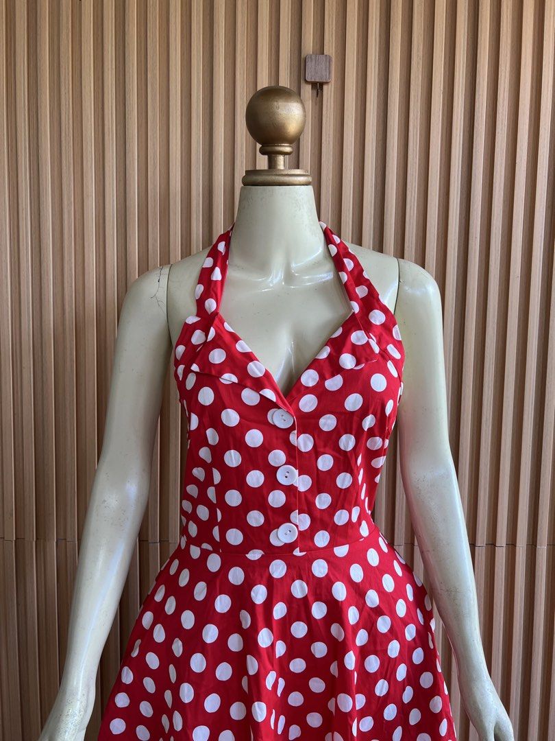Polka dots dress (Category: Dresses) located in Lipa City. Submitted by thyra06 (Listing ID 1463977260, Image 3). Description: Polka dots dress good as new .