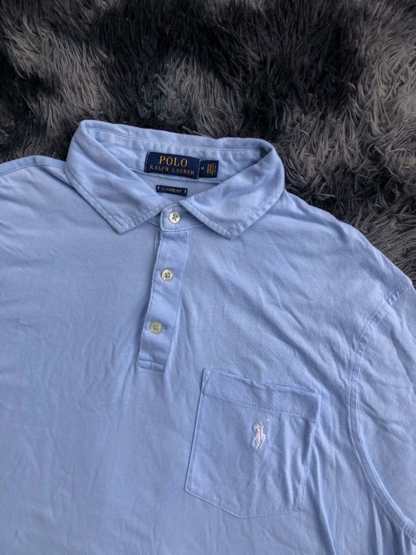 Polo (Category: Activewear) located in Manila. Submitted by gisterthrift (Listing ID 1463972937, Image 3). Description: Polo Complete tags Off/Legit W: 22 L: 27 Excellent condition Color rate: 9.5/10 Issue: yellow stain kayo na bahala mag tanggal,pin hole.