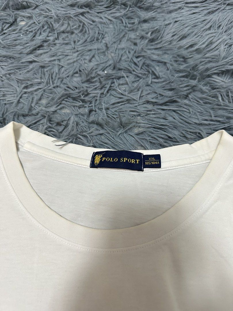 Polo Sport (Category: Formal Shirts) located in Manila. Submitted by ceeventures (Listing ID 1464002874, Image 2). Description: Polo Sport (XXL on tag) Dimes: 21x29.5 Color rate: 9/10 Issue: Sign of usage, small yellow stain (Kaya tanggalin ng zonrox pag nilabhan) Price: 250 + SF.