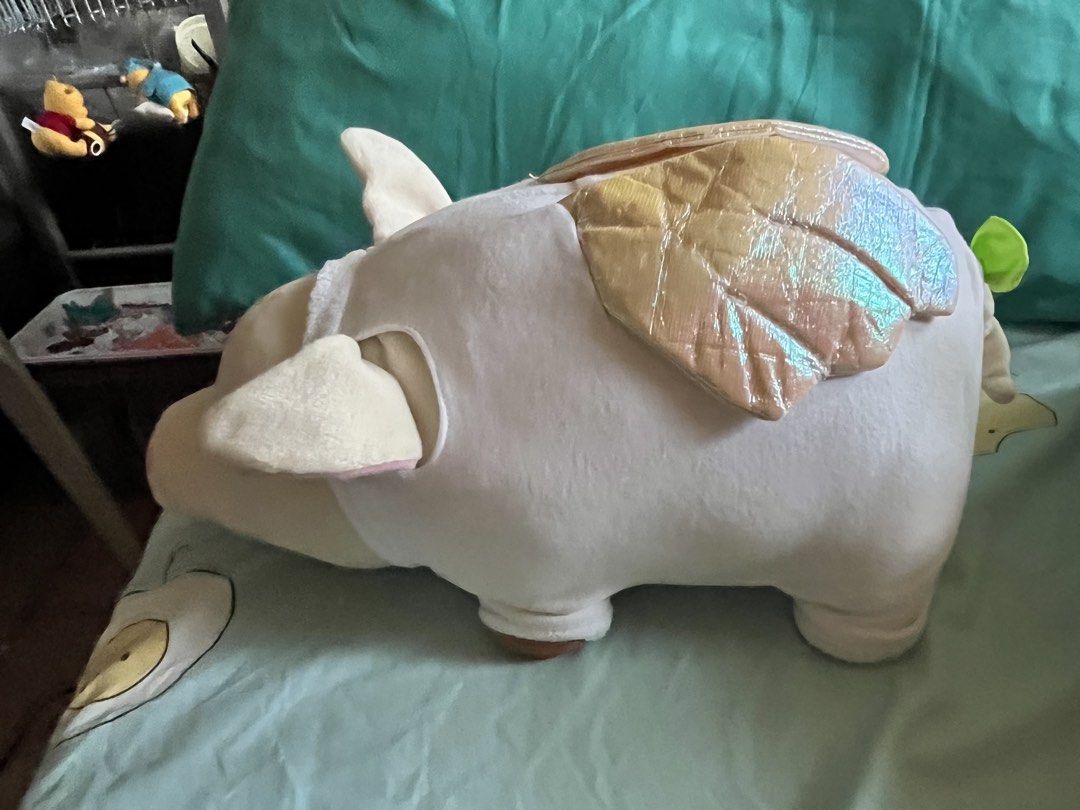 Poogie pig angel w green bow #4 (Category: Plushies & Soft Toys) located in Paranaque City. Submitted by bonsaiart (Listing ID 1464043648, Image 2). Description: Good as new 1950(fixed)+ sf Payment first policy (gcash/ paymaya) Shipping ONLY (J&t) NO TO COD NO TO MEETUP NO TO COP (LBC) No breaking of set or bundle.