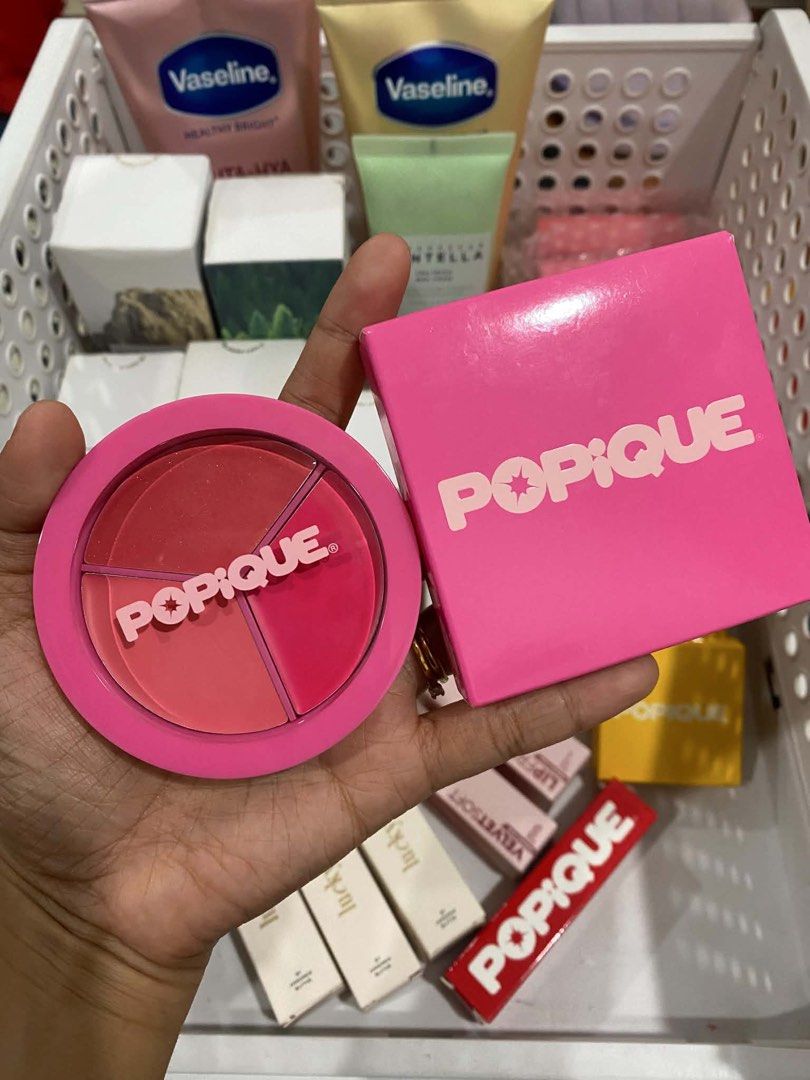 popique all-over multiuse cream palette (Category: Makeup) located in Cavite. Submitted by rhizzaroo_ (Listing ID 1464003169, Image 1). Description: popique all-over multiuse cream palette srp: ₱499 mine: ₱220 1 pink malibu .