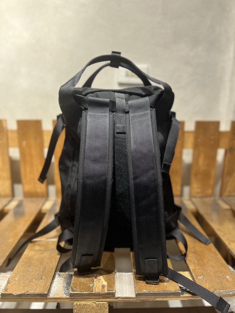 Porter Union Rucksack by Yoshida & Co. (Category: Backpacks) located in Quezon City. Submitted by shanks. (Listing ID 1463941155, Image 2). Description: Porter Union Rucksack by Yoshida & Co., featuring a durable polyester canvas body with distinctive workwear-inspired exterior pockets and top carry handles. Issue : check last pic. Sign of wear in good condition.