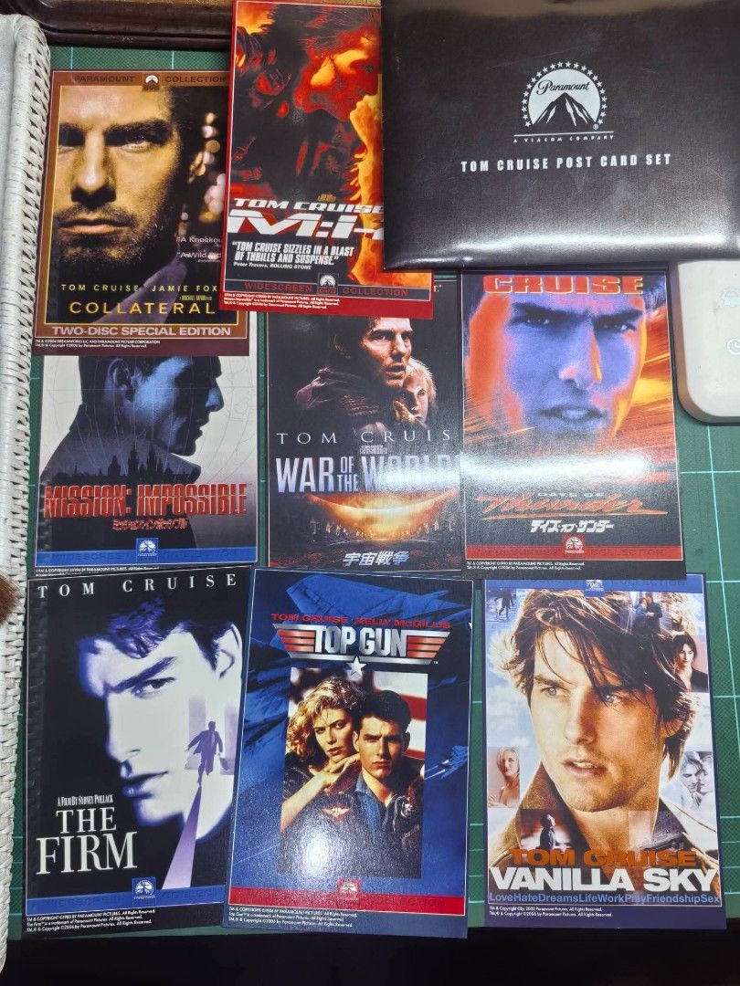 Postcard - Tom Cruise Postcard Set 8 Postcards. (Category: Other Stationery & Craft) located in Cebu City. Submitted by dudes_villanueva (Listing ID 1463955129, Image 3). Description: Postcard - Tom Cruise Postcard Set 8 Postcards. Good as New.