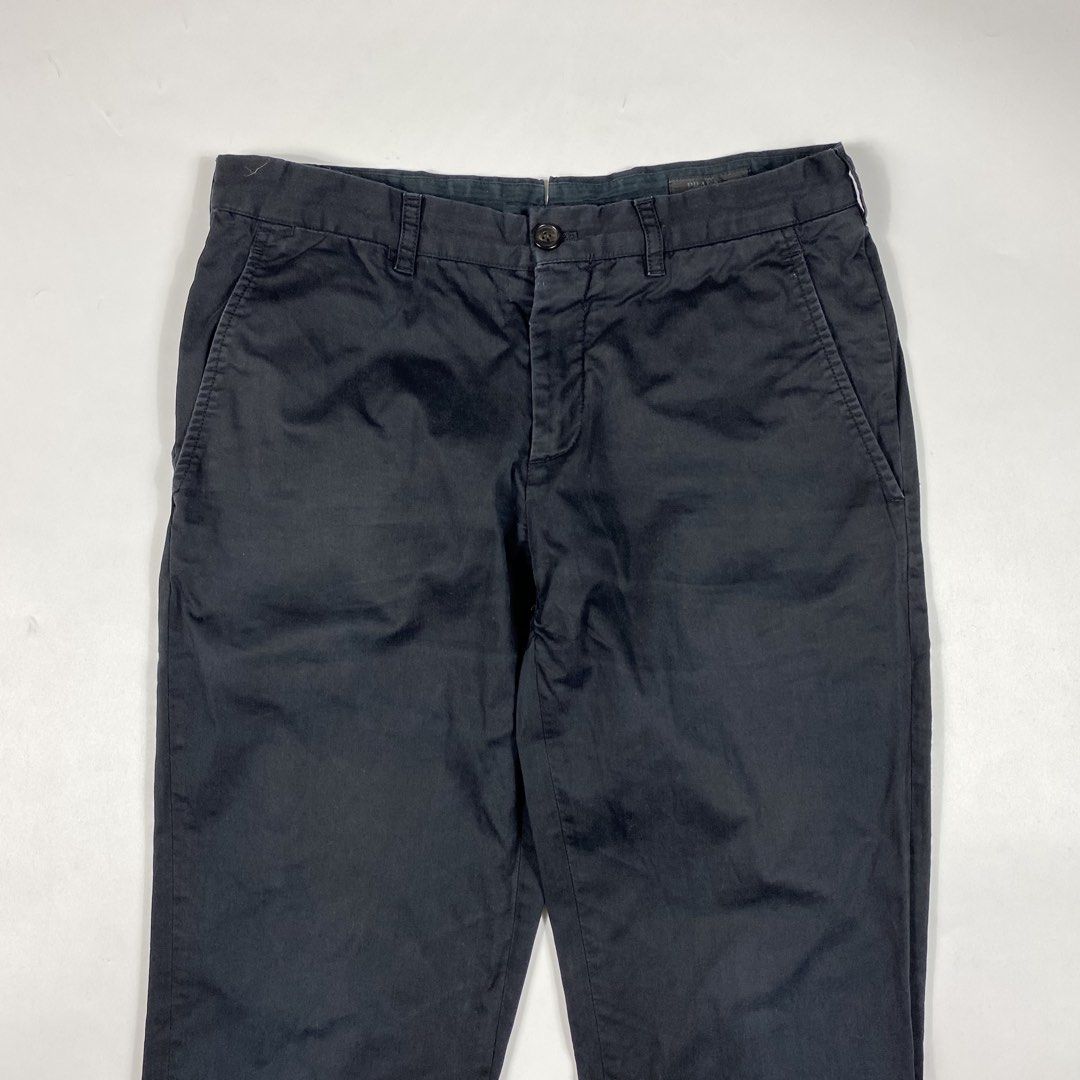 Prada - Black Tab Trouser Pants (Category: Trousers) located in Iloilo. Submitted by s3condh4nd. (Listing ID 1463975467, Image 3). Description: Tagged Size : 46 Condition : 9.5/10 Dimensions Waist - 32 Length - 42 Inseam - 31 Hem - 7 Condition : This item is used , Please don’t expect if it is like brand new. Measured : Laid Flat by Inches Payment : GO TYME / BPI.