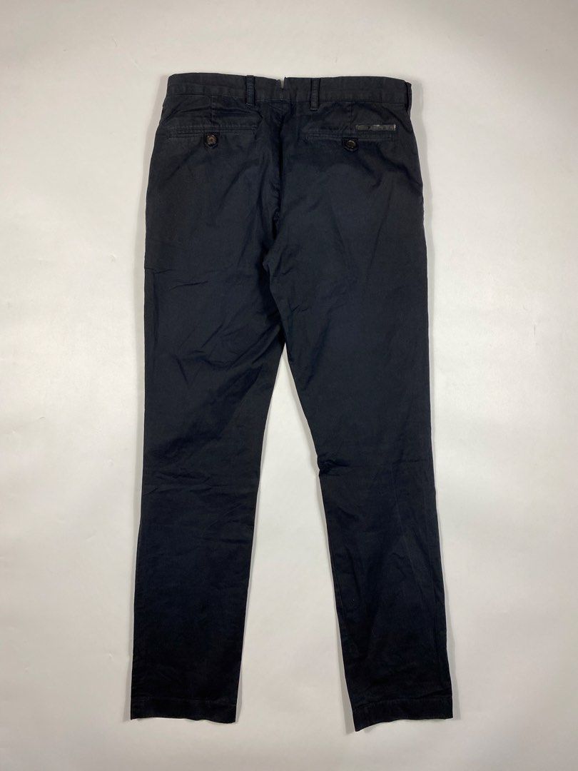 Prada - Black Tab Trouser Pants (Category: Trousers) located in Iloilo. Submitted by s3condh4nd. (Listing ID 1463975467, Image 2). Description: Tagged Size : 46 Condition : 9.5/10 Dimensions Waist - 32 Length - 42 Inseam - 31 Hem - 7 Condition : This item is used , Please don’t expect if it is like brand new. Measured : Laid Flat by Inches Payment : GO TYME / BPI.