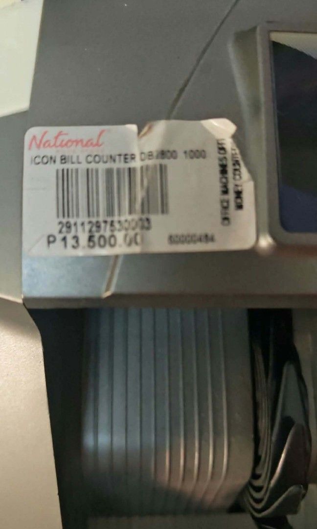 PRELOVED ICON BILL COUNTER MACHINE with UV Detector (Category: Home Improvement Tools & Accessories) located in Manila. Submitted by lucky7ph (Listing ID 1464056546, Image 2). Description: brand: Icon well used bill money counter with uv detector.