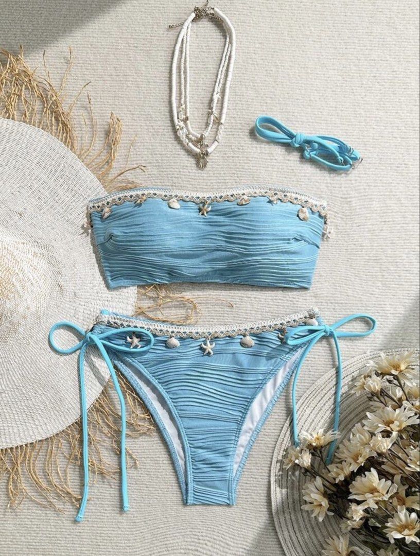 Preloved Shein Swimsuit (Category: Bikinis & Swimsuits) located in Manila. Submitted by cassielaptop (Listing ID 1464018842, Image 2). Description: Decluttering! Used once. Small on tag.