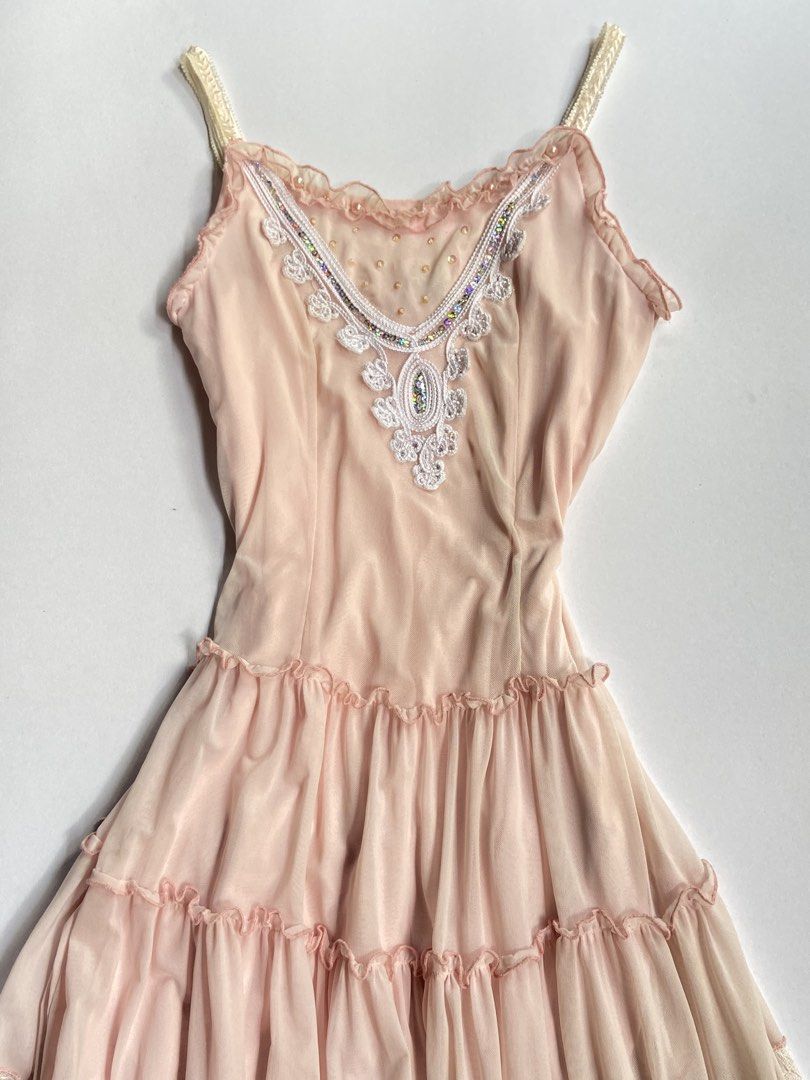 Princesscore Midi Dress (Category: Dresses) located in Manila. Submitted by carefreegarments3 (Listing ID 1463942102, Image 2). Description: ｡‧₊˚𖦹°‧🧚‍♀️₊˚✩ ‧ ୨୧ ‧₊˚ ⋅ ୨୧Princesscore Midi Dress✨ ♡XS-S —Very pretty, actual color is pink, excellent condition.