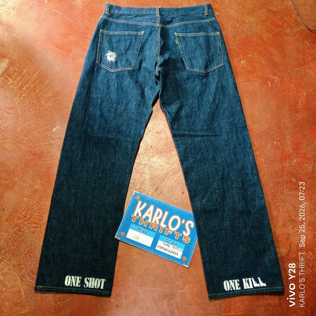 PROVIDER SELVEDGE DENIM PANTS (Category: Jeans) located in Davao. Submitted by karlosthriftshop (Listing ID 1463944990, Image 3). Description: ₱890+SF PROVIDER INDIGO SELVEDGE DENIM PANTS SELECTED FROM JAPAN BALE BAGGY FIT NON-STRETCH ACTUAL MEASUREMENT PLEASE CHECK ATTACHED PHOTOS USED,IN EXCELLENT CONDITION. ISSUE: ALTERED LENGTH X COD/COP PAYMENT 1ST MOP:GCASH.