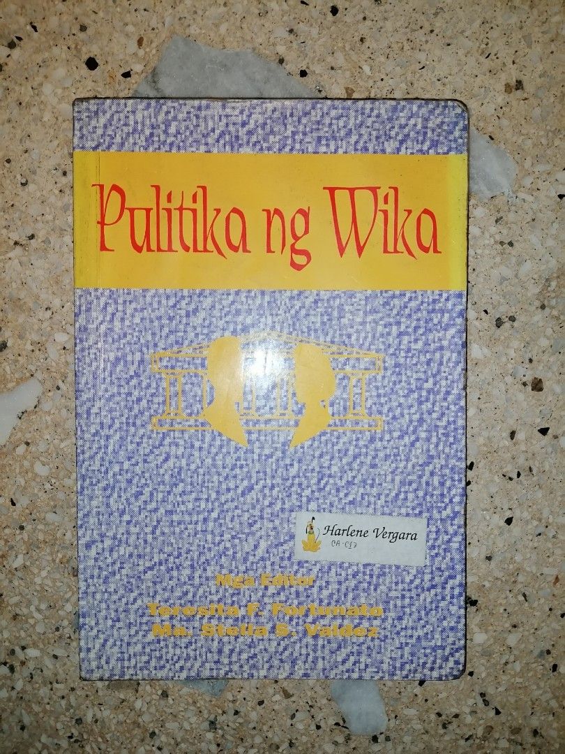 Pulitika ng Wika (Category: Textbooks) located in Makati City. Submitted by booksbymarvin (Listing ID 1464053599, Image 1). Description: For sale Paperback In good condition MOD, MOP: LBC GRAB, GCASH, BPI.