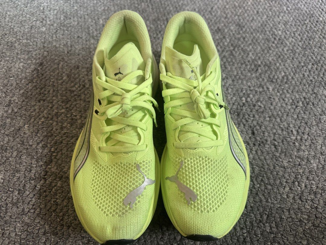 Puma Deviate Nitro 3 (Category: Sneakers) located in Cotabato. Submitted by navs88 (Listing ID 1463982011, Image 3). Description: For sale Puma Deviate Nitro 3 All around running shoe Fizzy Apple colorway Size US10/28cm ~50km mileage ₱3.5k only.