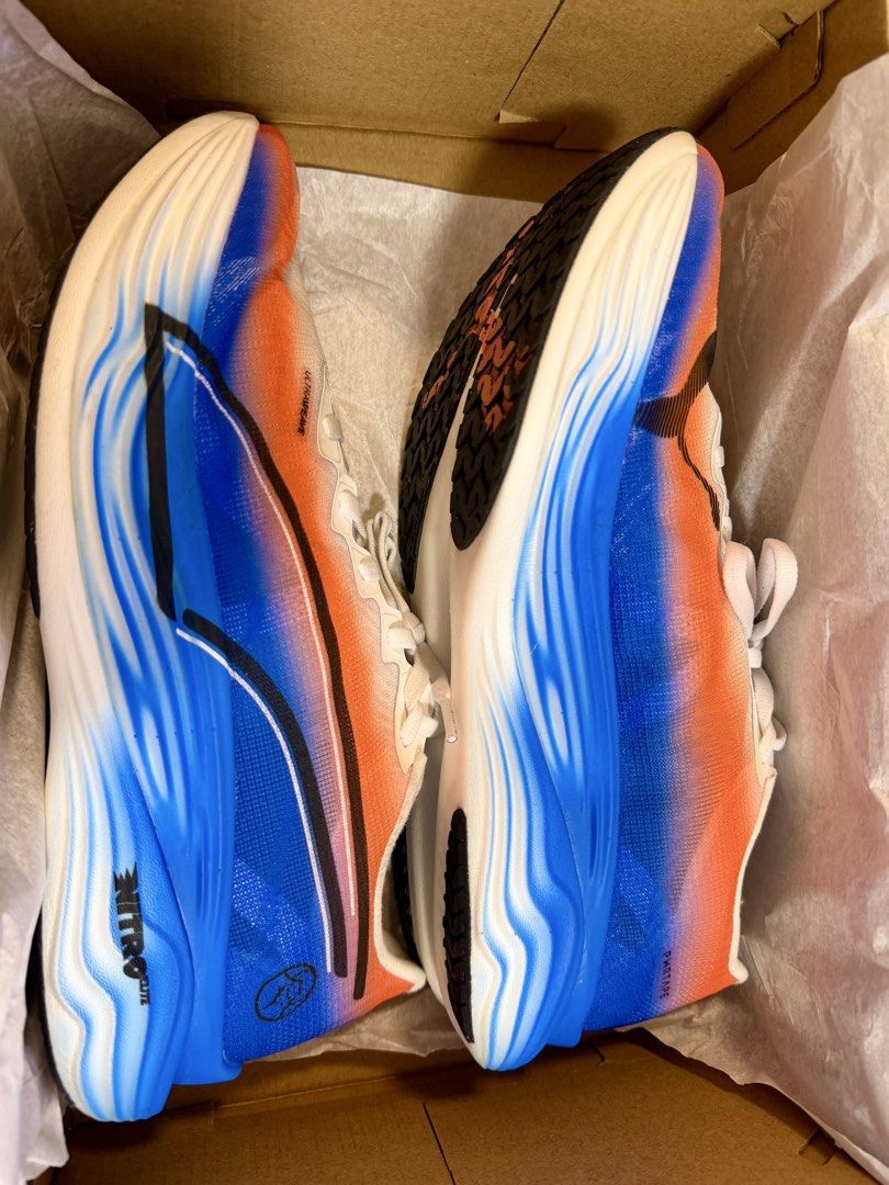 Puma Deviate NITRO™ Elite 3 Ekiden (Category: Sneakers) located in Makati City. Submitted by impactclothingph (Listing ID 1464077310, Image 1). Description: Puma Deviate NITRO™ Elite 3 Ekiden Size: 10.5 US / 9.5 UK / 44 EUR / 28.5 CM SRP: 13,800 Selling Price: 8,000 Used 2x only for thread mill jog. No original box, natapon na. Replacement box will be provided. RFS: Incorrect size 📍Location: Makati City, NCR 💳 Payment: BPI | Maya | GCash.