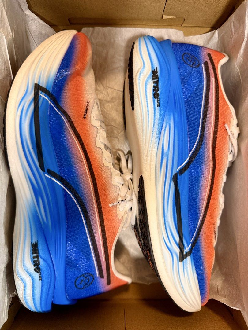 Puma Deviate NITRO™ Elite 3 Ekiden (Category: Sneakers) located in Makati City. Submitted by impactclothingph (Listing ID 1464077310, Image 2). Description: Puma Deviate NITRO™ Elite 3 Ekiden Size: 10.5 US / 9.5 UK / 44 EUR / 28.5 CM SRP: 13,800 Selling Price: 8,000 Used 2x only for thread mill jog. No original box, natapon na. Replacement box will be provided. RFS: Incorrect size 📍Location: Makati City, NCR 💳 Payment: BPI | Maya | GCash.