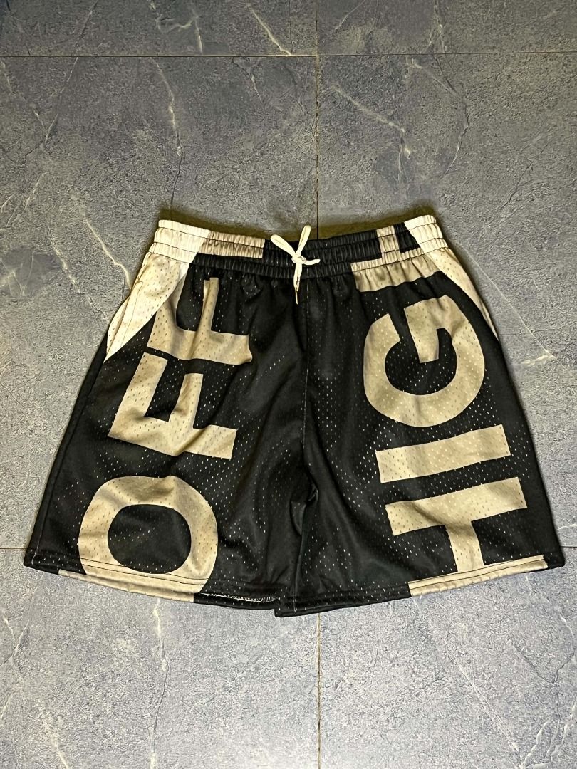 Quality Mesh Shorts (Category: Shorts) located in Caloocan City. Submitted by batsarjay (Listing ID 1464086129, Image 2). Description: - High-quality mesh shorts - Breathable and comfortable fabric - Available in multiple designs - Ideal for basketball, gym, or everyday wear - Stylish streetwear fashion Details : • 16.5 inches length • Up 26 to 44 waistline • 23 leg hole • W/ eyelet & Metal tip • Double Lining Aircool fabric • Double stitch • W/ 