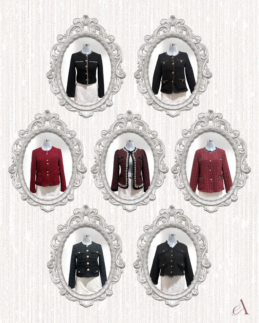 Quality Tweed Blazer (Category: Coats, Jackets and Outerwear) located in Manila. Submitted by amorelle.closet (Listing ID 1463977322, Image 1). Description: PART 4 ✨ Code: 032 - 033 - 034 - 035 - 036 - 037 - LOCK. Sold via FB page. 042 - (Please read!) NEW MINERS: Please send your complete details before we acknowledge your comment. No order form = Your comment will be considered invalid. IMPORTANT REMINDERS FOR BUYERS: — Comment MINE + CODE | LO