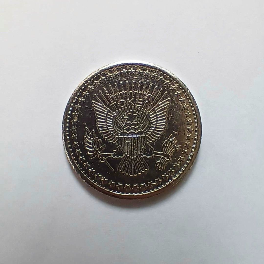 Quan Tum Amusement Token (Category: Vintage Collectibles) located in Bacoor. Submitted by hazirannei (Listing ID 1464072905, Image 2). Description: - Quan Tum Amusement token - Features Quan Tum Amusement logo on one side - Eagle design on the other side - Ideal for collectors or as a unique item RfS: Decluttering MoP: GCash MoD: LBC, J&T Express or Buyer's preferred Courier if thru online booking. Shipping Fee at Buyer's expense. Note: Images we