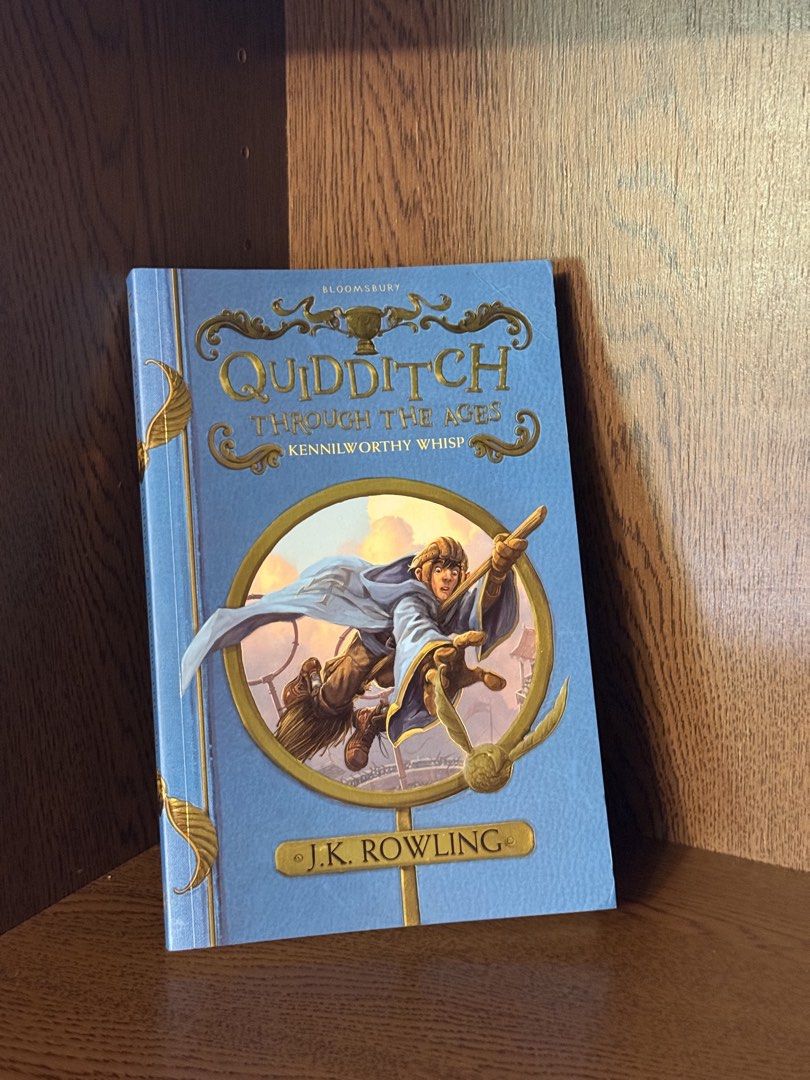 Quidditch Through the Ages by J.K. Rowling (Category: Storybooks) located in Rodriguez. Submitted by bmade08 (Listing ID 1464088392, Image 1). Description: - Quidditch Through the Ages book by J.K. Rowling - Published by Bloomsbury - Features illustrations by Jonny Duddle - Proceeds support Comic Relief and Lumos Condition: Like new. Never read Rfs: need funds.