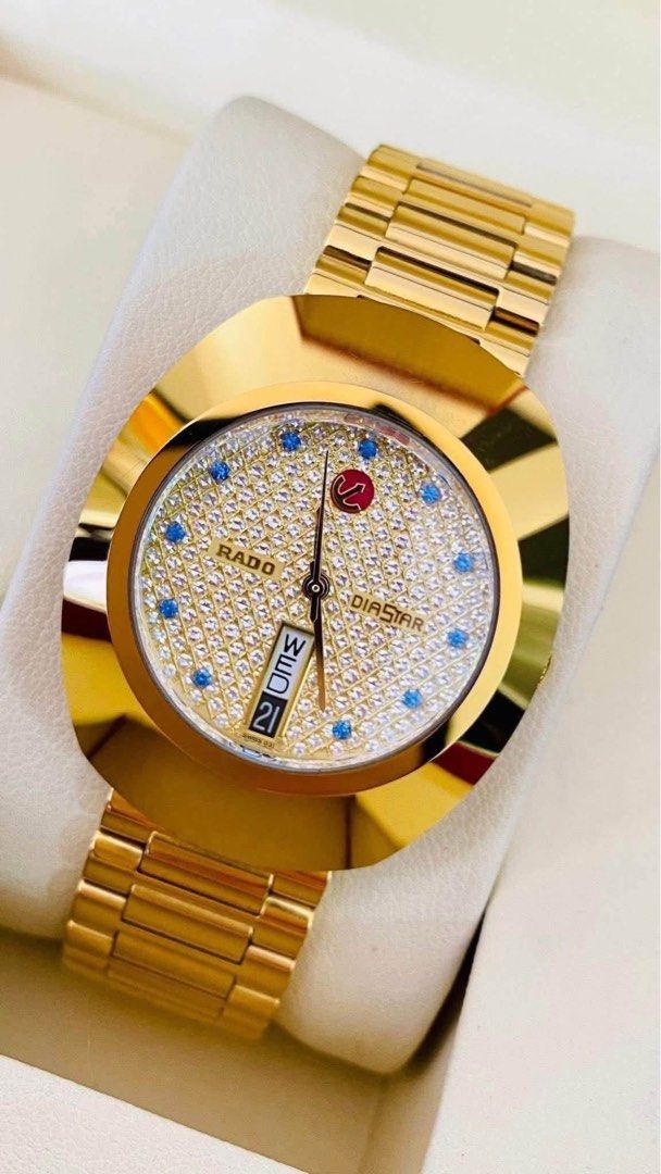 Rado Diastar Automatic Watch (Category: Women's Watches) located in Manila. Submitted by annafinds (Listing ID 1464059058, Image 1). Description: ₱41,800 Auth Rado Diastar Automatic Watch for Men’s -35mm Case Size -Sapphire Glass -Swiss Made -Stainless Steel -Automatic Movement -Small to Large Wrist Size -With Provided Box -In Excellent Condition 📌Disclaimer:📌 I Claim to be a Legit Watch Reseller. All Products, Names, Brands, and Logos are owne