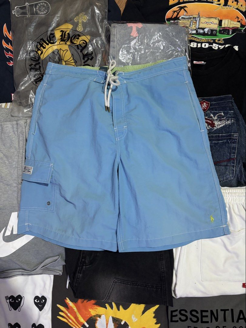 RALPH LAUREN BOARD SHORTS (Category: Swim Trunks & Board Shorts) located in San Jose. Submitted by jerown (Listing ID 1458429038, Image 3). Description: •W33-up, L22, H13 •NO ISSUE •COLOR RATE 10/10 •EXCELLENT CONDITION •NEED WASH.