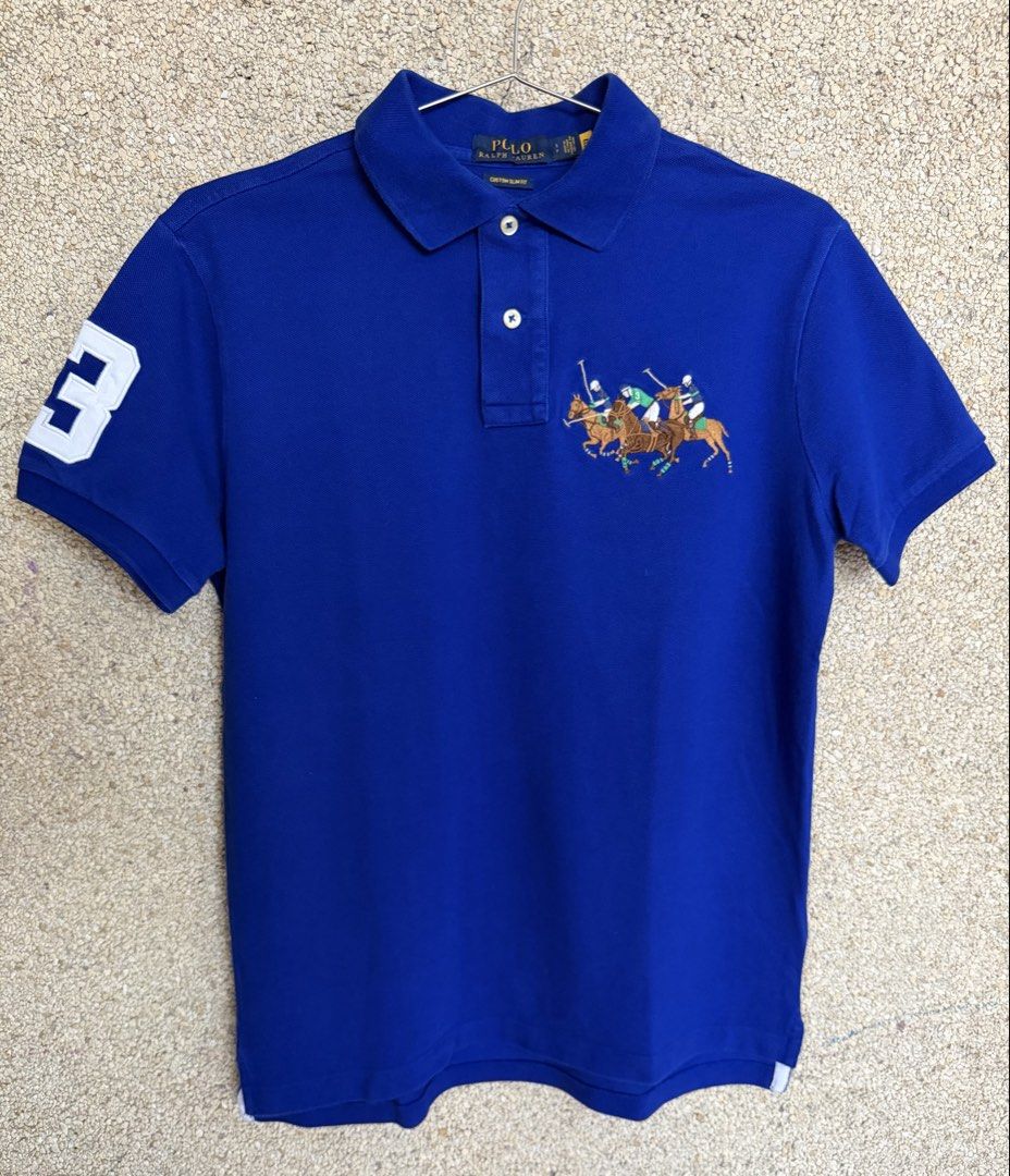 Ralph Lauren Polo Shirt (Category: Tshirts & Polo Shirts ) located in Legazpi City. Submitted by mrwanpaulo (Listing ID 1464136049, Image 1). Description: Ralph Lauren Polo Shirt; Small custom slim fit; Shoulder 17.5” x Chest 19.5” x Length 25”; No defects/issues; Guaranteed authentic or money back; Selling low for 1,300 only; Preferably for shipping; RFS: unloading.
