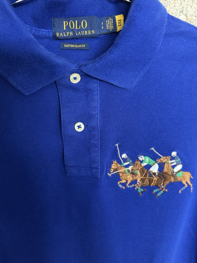 Ralph Lauren Polo Shirt (Category: Tshirts & Polo Shirts ) located in Legazpi City. Submitted by mrwanpaulo (Listing ID 1464136049, Image 2). Description: Ralph Lauren Polo Shirt; Small custom slim fit; Shoulder 17.5” x Chest 19.5” x Length 25”; No defects/issues; Guaranteed authentic or money back; Selling low for 1,300 only; Preferably for shipping; RFS: unloading.