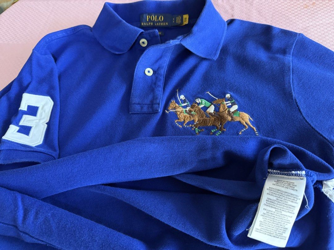 Ralph Lauren Polo Shirt (Category: Tshirts & Polo Shirts ) located in Legazpi City. Submitted by mrwanpaulo (Listing ID 1464136049, Image 3). Description: Ralph Lauren Polo Shirt; Small custom slim fit; Shoulder 17.5” x Chest 19.5” x Length 25”; No defects/issues; Guaranteed authentic or money back; Selling low for 1,300 only; Preferably for shipping; RFS: unloading.