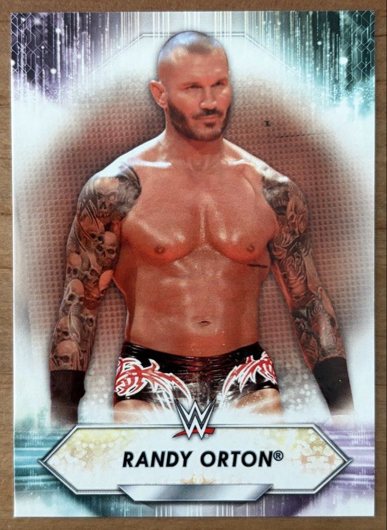 Randy Orton | WWE Cards ~ Topps '21 (125) (Category: Raw Singles) located in Makati City. Submitted by cardlab (Listing ID 1464079917, Image 1). Description: Items are 💯 authentic/original/legit. About The Card: • 2021 Topps • Card No. 125 FOR: • Cards ₱99 and below with Card Sleeves • Cards ₱100 and up with Used Toploader • ₱10 for Bnew Tops Packaging (If Shipping): ✔️ Plastic cover ✔️ Cardboard ✔️ Bubble wrap NOTE: • Cards are raw • Cards may 
