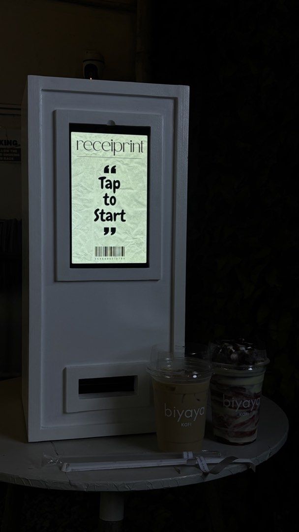 Receipt Photobooth for Sale! 📸 (Category: Cameras) located in Manila. Submitted by nobleturtle-3c34 (Listing ID 1464065178, Image 2). Description: Our Receipt Photobooth is now available for sale. Only used twice. RFS: done using it for our wedding event Inclusions: • Photobooth Software (Lifetime Use) • Enclosure • Tablet • Thermal Printer This compact photobooth is perfect for restaurants, cafés, food carts, mobile bars, and pop-ups. It create