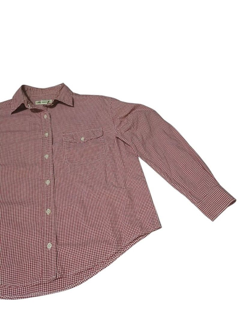 Red Checkered Polo Longsleeve (Category: Tshirts & Polo Shirts ) located in Taguig. Submitted by wst.fnds (Listing ID 1464109471, Image 3). Description: Red Checkered Polo Longsleeve - Button Up - Button Pocket - Boxy Fit/crop (Dimes) Width - 21 Front length - 24.5 Back length - 25.5 Condition: - Excellent Condition - 10/10 WEST REMBO TAGUIG📌 199A Mansanas St. Blk. 7 •Meet up around Taguig/Makati •No Cash on Delivery (COD) for those who order on