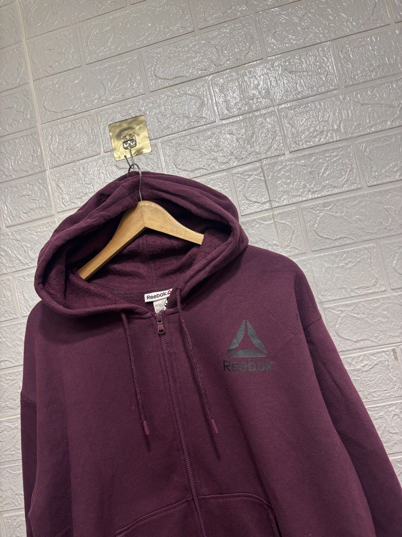 REEBOK HOODIE JACKET (Category: Coats, Jackets and Outerwear) located in Quezon City. Submitted by xoxochiq (Listing ID 1464073523, Image 2). Description: REEBOK HOODIE JACKET Medium Length - 27 Width - 25 10/10 color rate Excellent Condition 500 only pm me!.