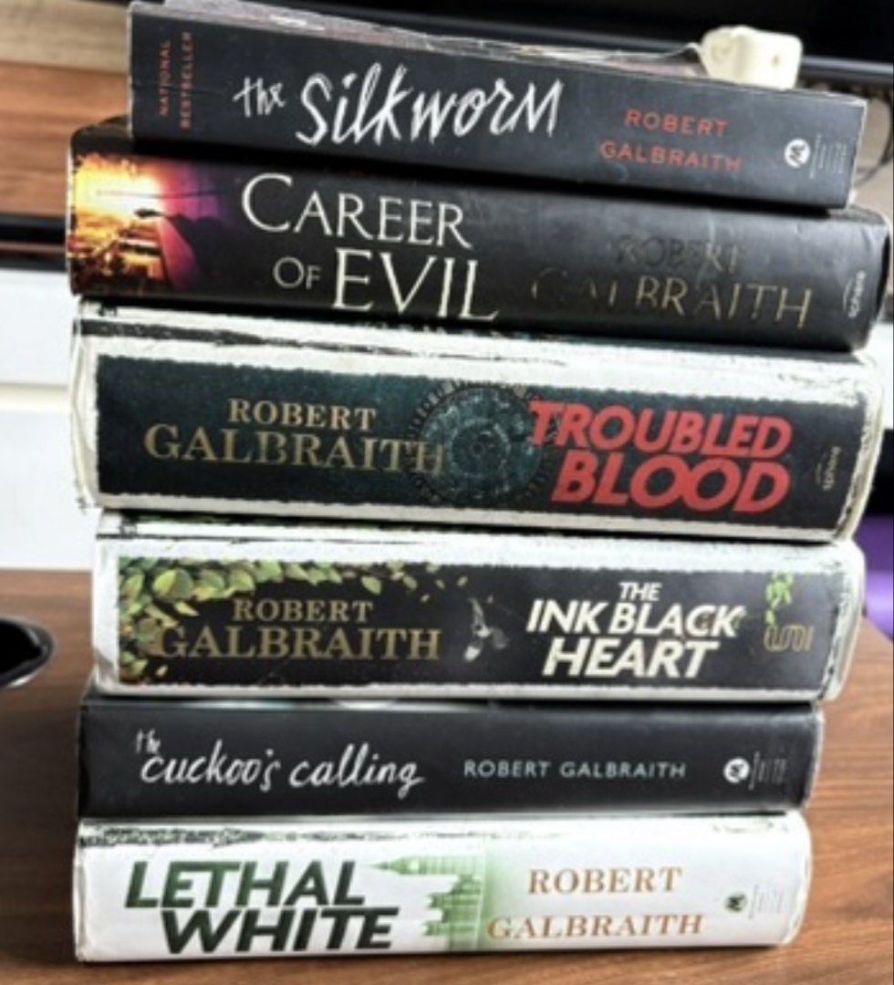 Roberth Galbraith The Cormoran Strike Series (Category: Storybooks) located in Manila. Submitted by cluttering2020 (Listing ID 1464051443, Image 1). Description: take all for 1k.