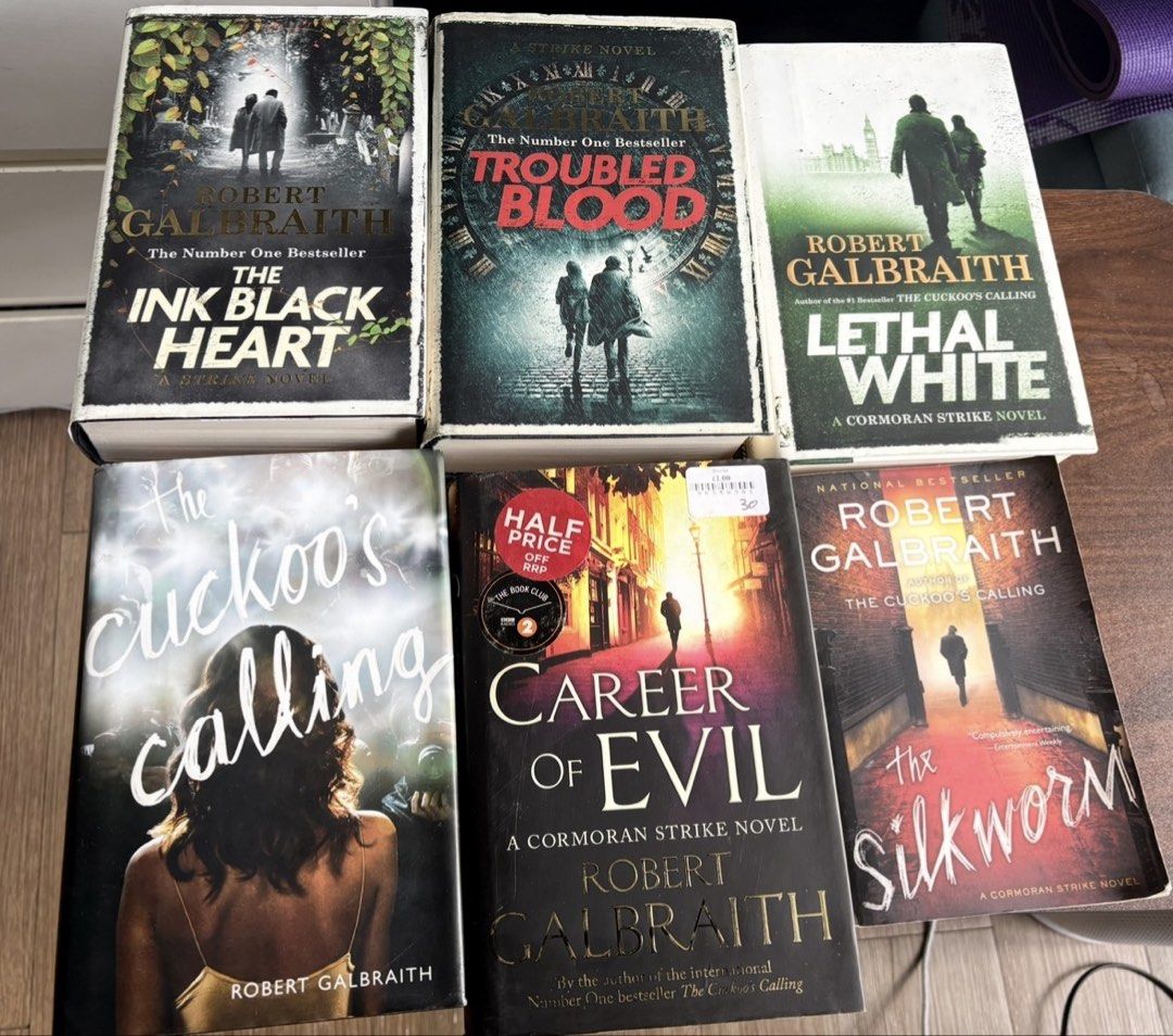Roberth Galbraith The Cormoran Strike Series (Category: Storybooks) located in Manila. Submitted by cluttering2020 (Listing ID 1464051443, Image 2). Description: take all for 1k.