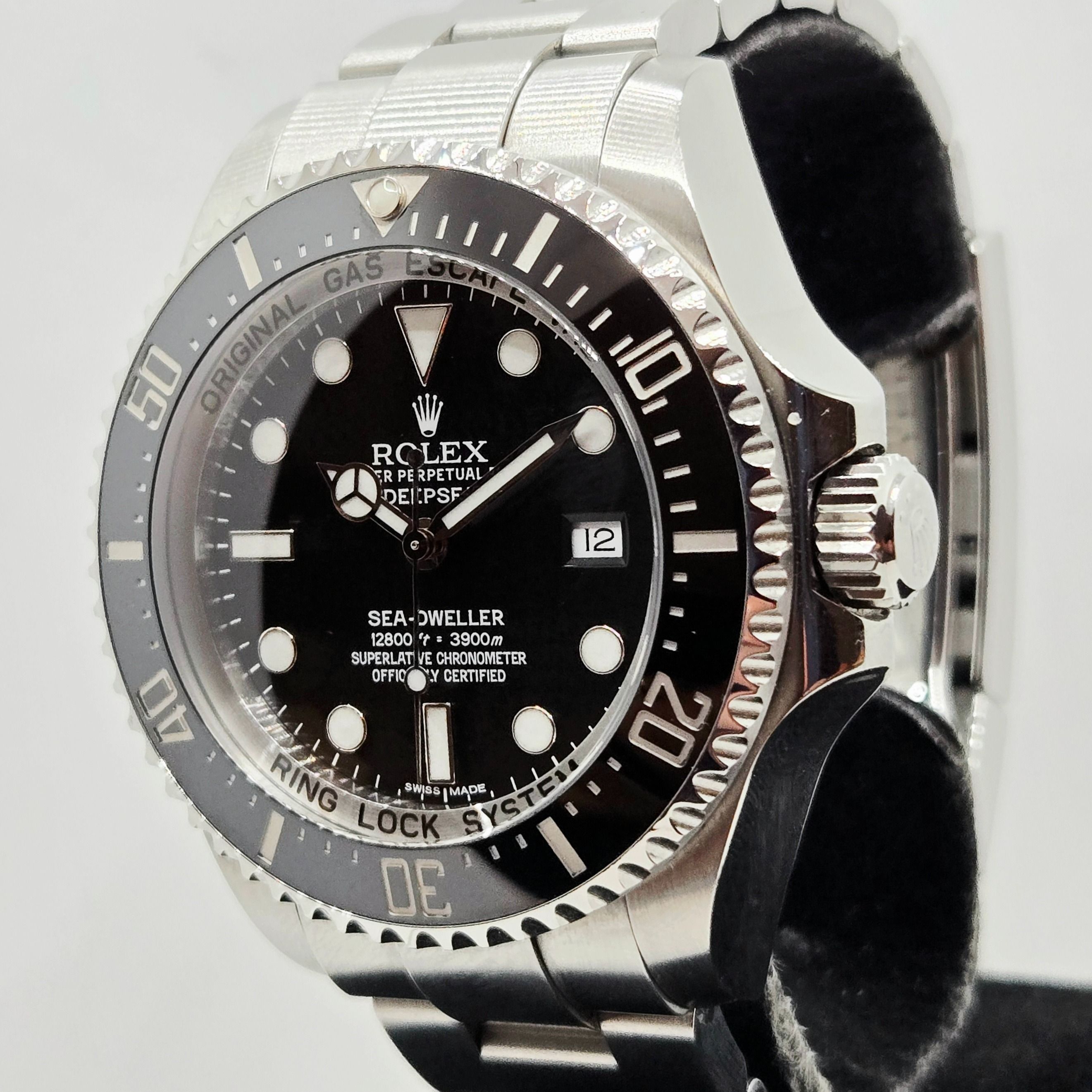 Rolex Deepsea Black (116660) (Category: Watches) located in Singapore. Submitted by thewatchroom (Listing ID 1464018783, Image 3). Description: Search thewatchroombencoolensg on T for exclusive deal **Complete Set with Tag Rolex Deepsea Black (116660) G Series Dated 2013 Come with Box , Cert and 1 Year Inhouse Warranty Our mode of payment can made by cash , paynow or 1 time credit card payment of 2.3% We are located at 180 bencoolen Street #01-94