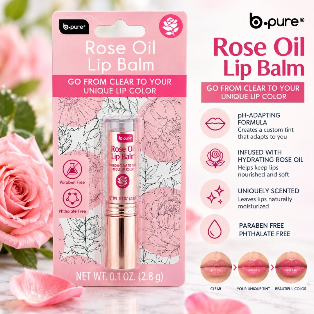 💄Rose Oil Lip Balm (Category: Makeup) located in Antipolo. Submitted by carloivy12 (Listing ID 1464132777, Image 1). Description: ✔️Net Weight: 0.1 oz. (2.8 g) ✔️Formula: pH-adapting lip balm ✔️Creates a custom tint that adapts to each individual ✔️Infused with hydrating rose oil ✔️Helps keep lips nourished and moisturized ✔️Uniquely scented ✔️Provides a natural-looking personalized lip color ✔️Paraben-Free ✔️Phthalate-Free ✔️Directions: Swipe o