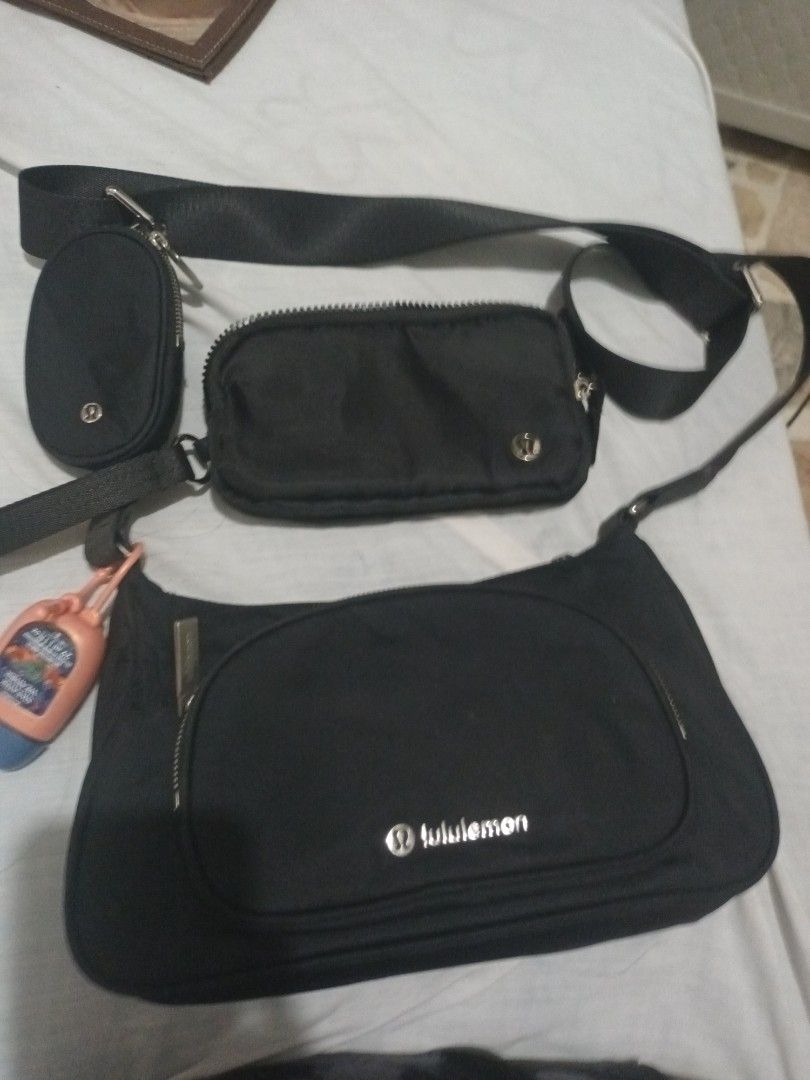 Rush sale (Category: Cross-body Bags) located in Muntinlupa City. Submitted by youngforest_acb081 (Listing ID 1463973490, Image 2). Description: sling bag pouch bag both auth pouch u can keep your celpon anf charger.