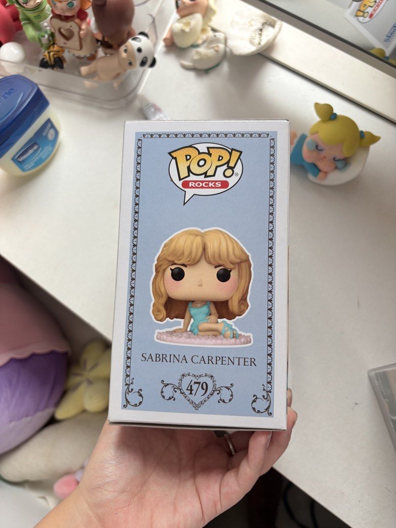 SABRINA CARPENTER FUNKO POP (Category: Figurines & Statues) located in Manila. Submitted by willowsbags (Listing ID 1463941861, Image 2). Description: - price is still nego! - in good condition, never been taken out of the box - no flaws - 10/10 rfs: dupe copy mop: bank / gcash mod: lalamove .