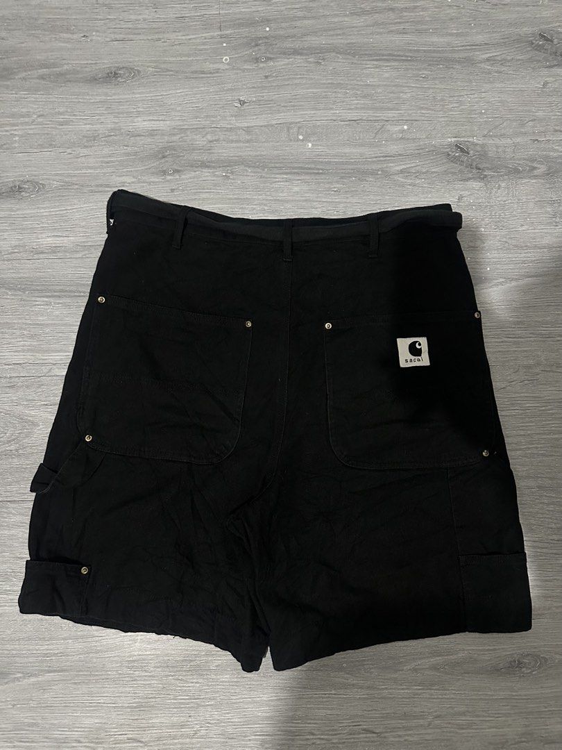 sacai x carhartt double knee (Category: Shorts) located in Digos. Submitted by ken18_hawk (Listing ID 1464049575, Image 1). Description: Sacai X Carhartt double knee 32x20 no issues good condition excellent condition color rate 10/10 .