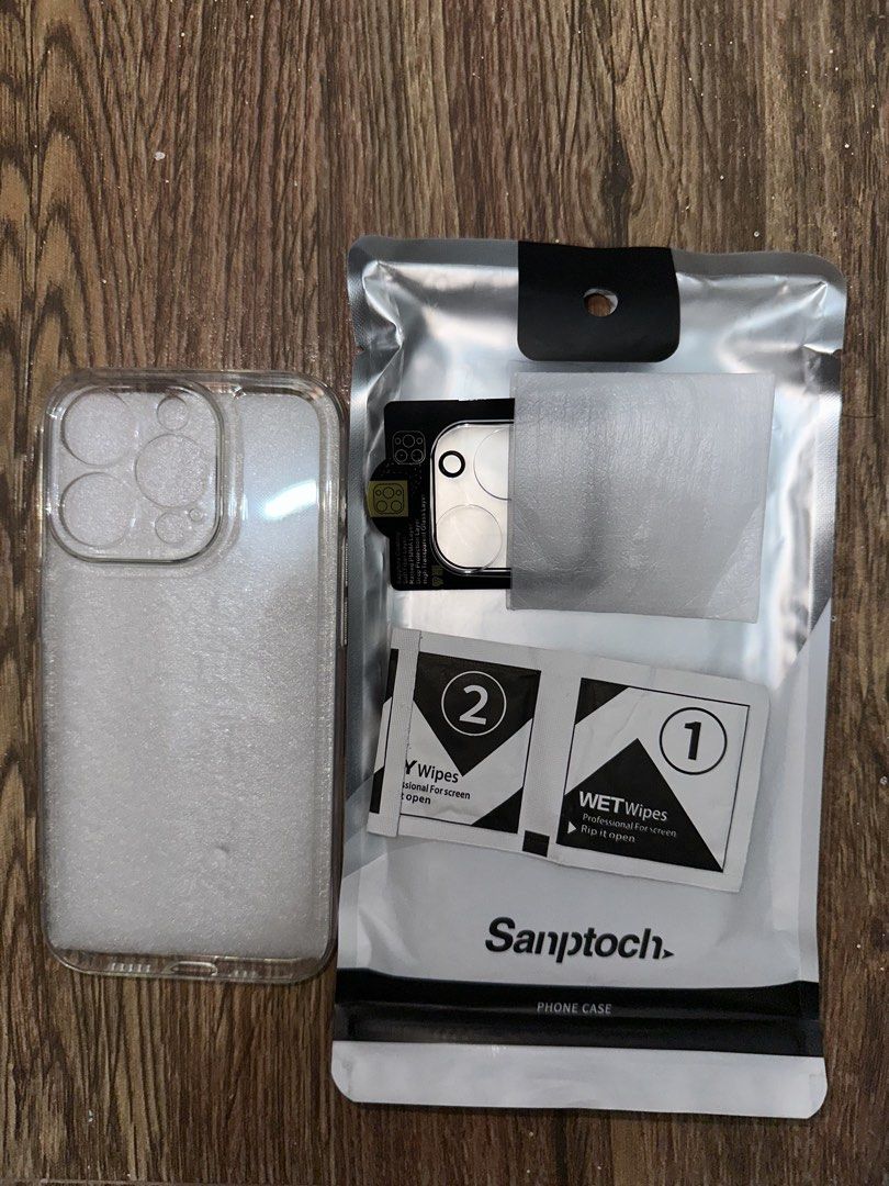 Sanpoch Iphone 14 Pro Clear Case Camera Cover Bundle (Category: Cases & Sleeves) located in San Luis. Submitted by haggle.apparel (Listing ID 1464103339, Image 1). Description: Sanpoch Iphone 14 Pro Clear Case Camera Cover Bundle Condition: Normal signs of usage. But still usable and presentable RFS: Upgraded already DM to inquire (NEGOTIABLE).