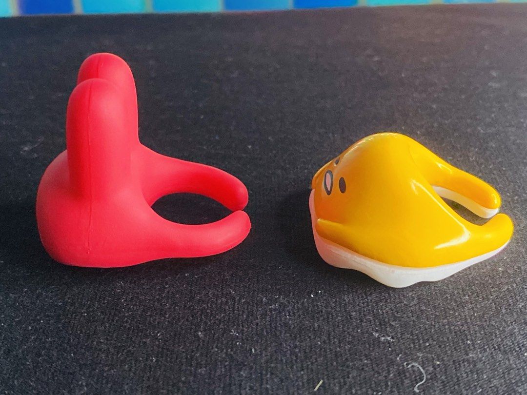 Sanrio My Melody & Gudetama Ring set (Category: Character Goods) located in Manila. Submitted by kawaii_omocha_est2020 (Listing ID 1464114822, Image 2). Description: ✅ Mine Now, Pay Now ✅ Please check all photos for complete details. ✅ Please manage your expectations, most items are preloved and not for those who are sensitive about condition. ✅ Actual color may vary due to lighting conditions. ✅ Due to limited reply quota, I will only entertain 