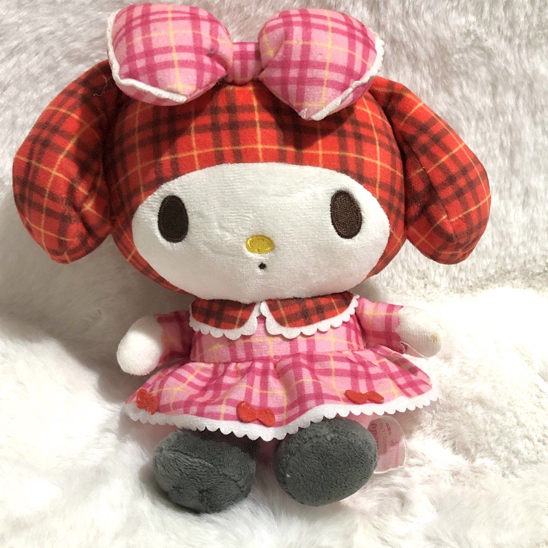 Sanrio My Melody Plush Toy (Category: Plushies & Soft Toys) located in Quezon City. Submitted by kitsune.treasures (Listing ID 1464094151, Image 1). Description: *First to pay policy! *1 day reservation only. Failure to pay on time, auto cancel. 📍Quezon City * MOD: J&T | Lalamove * MOP: GCASH | BPI 📦ON HAND AND READY TO SHIP! CONDITION: WHAT YOU SEE IS WHAT YOU GET. Dimensions: Kindly check the photos for the actual measurements. Please check a